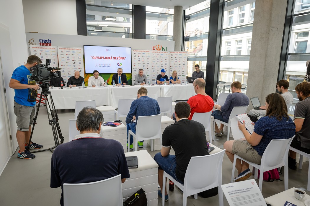 Tisková konference k zahájení florbalové sezóny 2016/2017