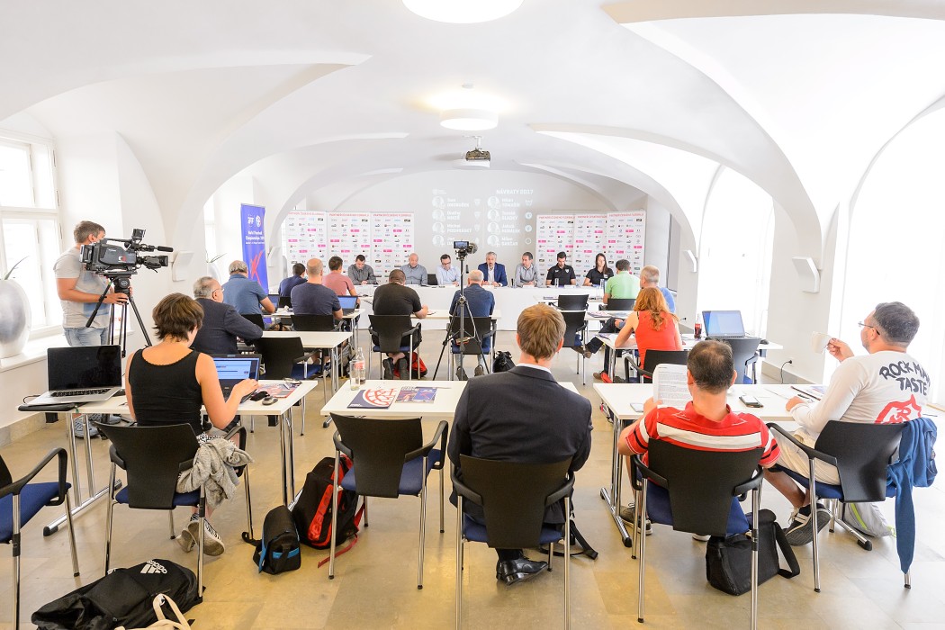 Tisková konference k zahájení florbalové sezóny 2017/2018