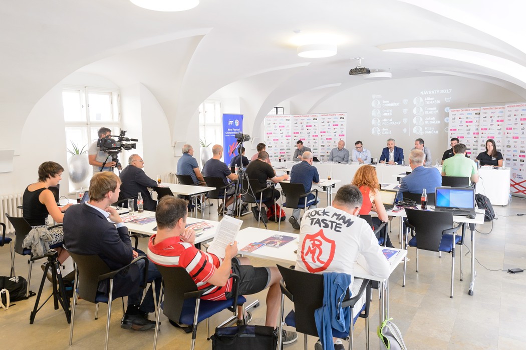 Tisková konference k zahájení florbalové sezóny 2017/2018