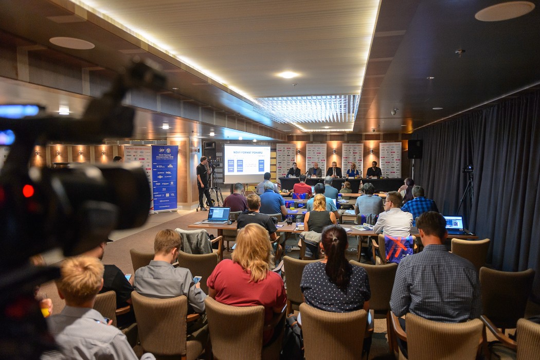 Tisková konference k zahájení florbalové sezóny 2018/2019