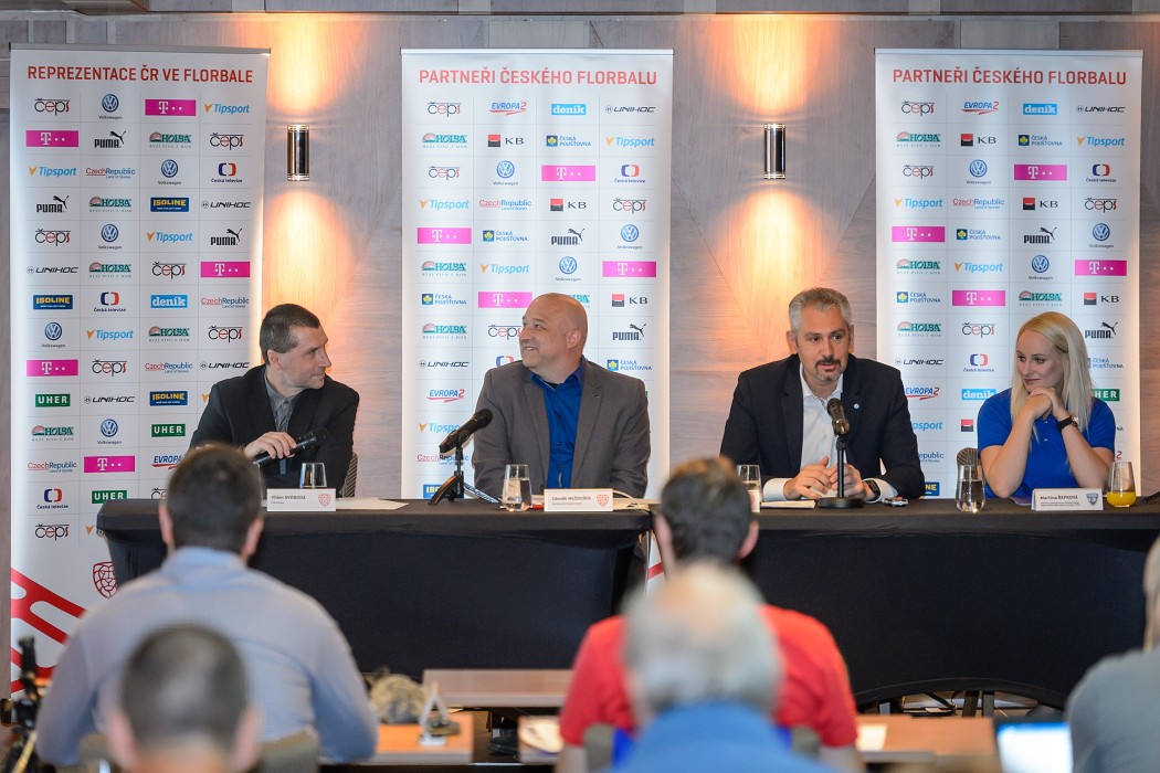 Tisková konference k zahájení florbalové sezóny 2018/2019