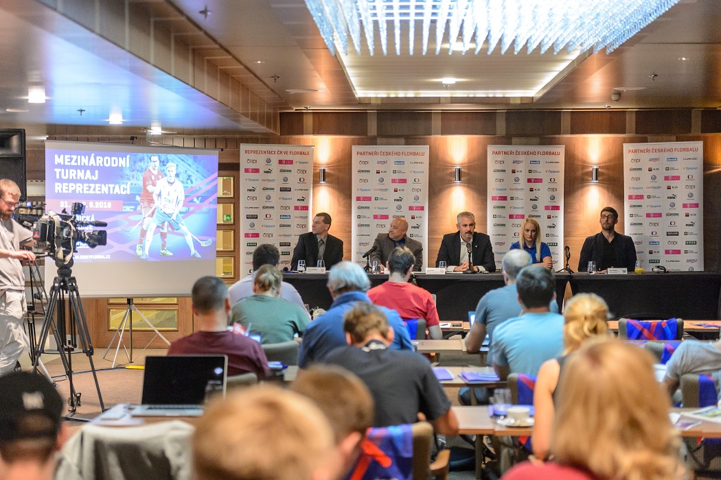 Tisková konference k zahájení florbalové sezóny 2018/2019