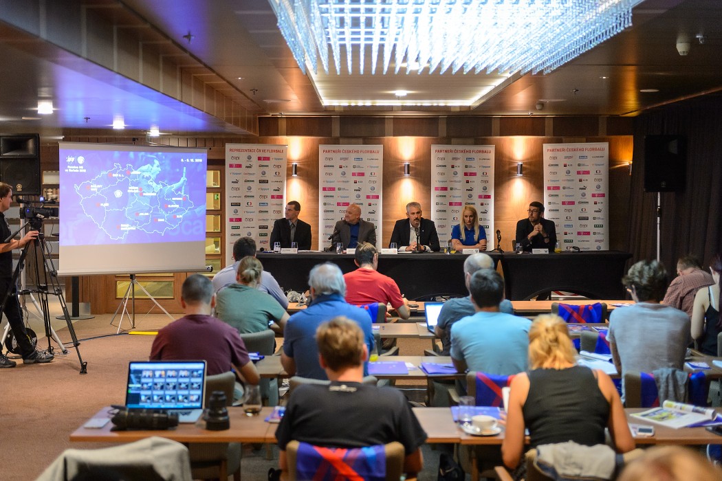 Tisková konference k zahájení florbalové sezóny 2018/2019