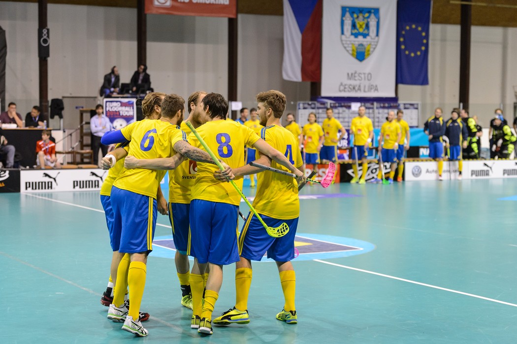 Euro Floorball Tour 2014 -  Czech Republic vs Sweden - 6:5