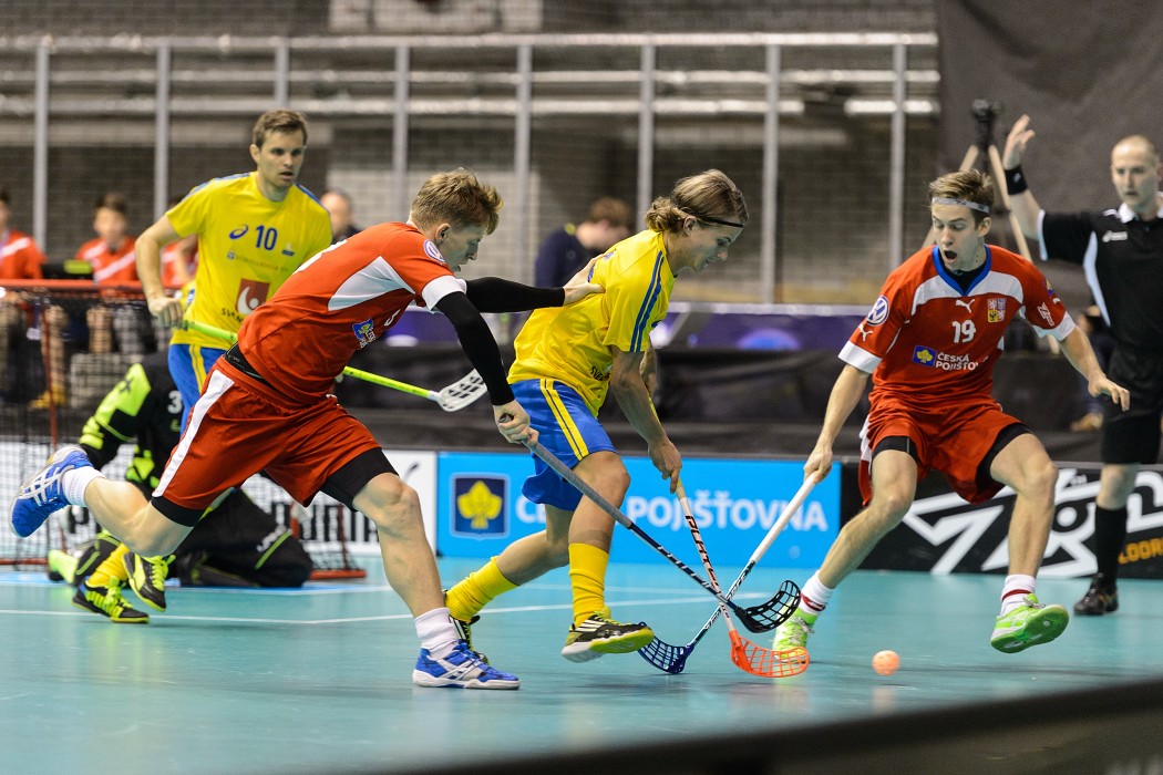 Euro Floorball Tour 2014 -  Czech Republic vs Sweden - 6:5