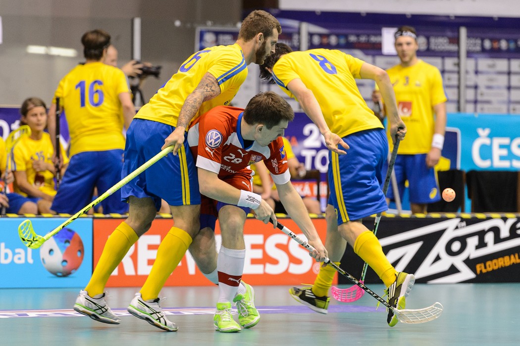 Euro Floorball Tour 2014 -  Czech Republic vs Sweden - 6:5