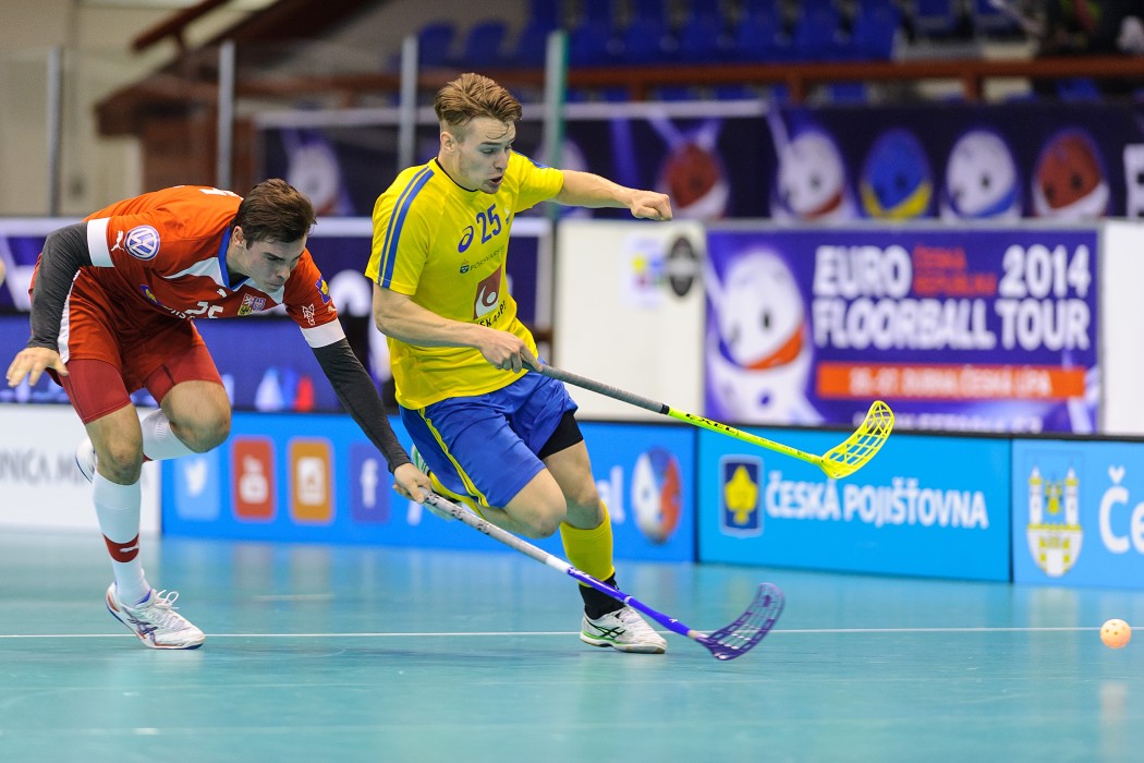 Euro Floorball Tour 2014 -  Czech Republic vs Sweden - 6:5