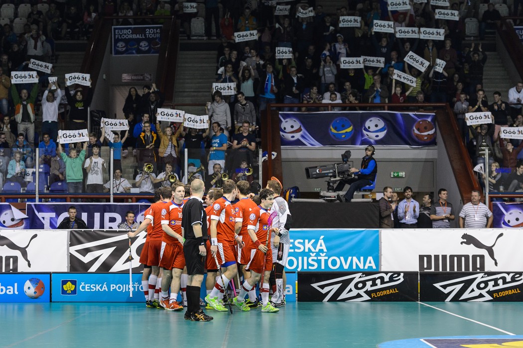 Euro Floorball Tour 2014 -  Czech Republic vs Sweden - 6:5
