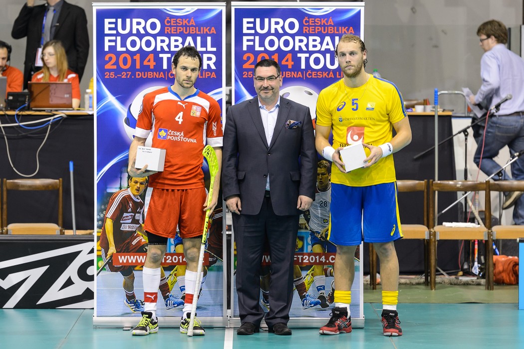 Euro Floorball Tour 2014 -  Czech Republic vs Sweden - 6:5