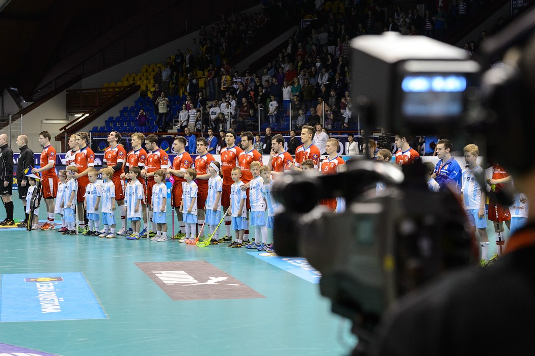 Euro Floorball Tour 2014 -  Czech Republic vs Switzerland - 8:7