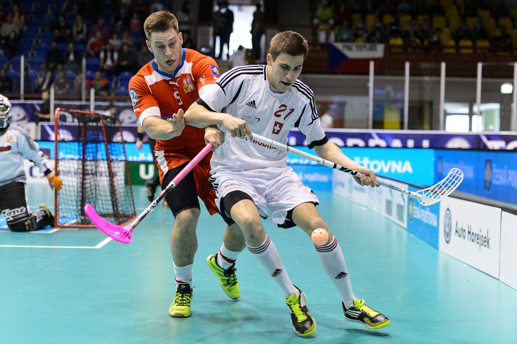 Euro Floorball Tour 2014 -  Czech Republic vs Switzerland - 8:7
