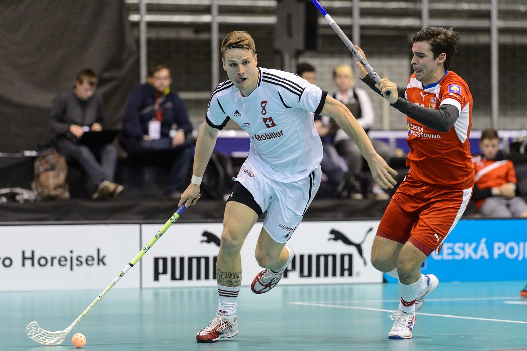 Euro Floorball Tour 2014 -  Czech Republic vs Switzerland - 8:7