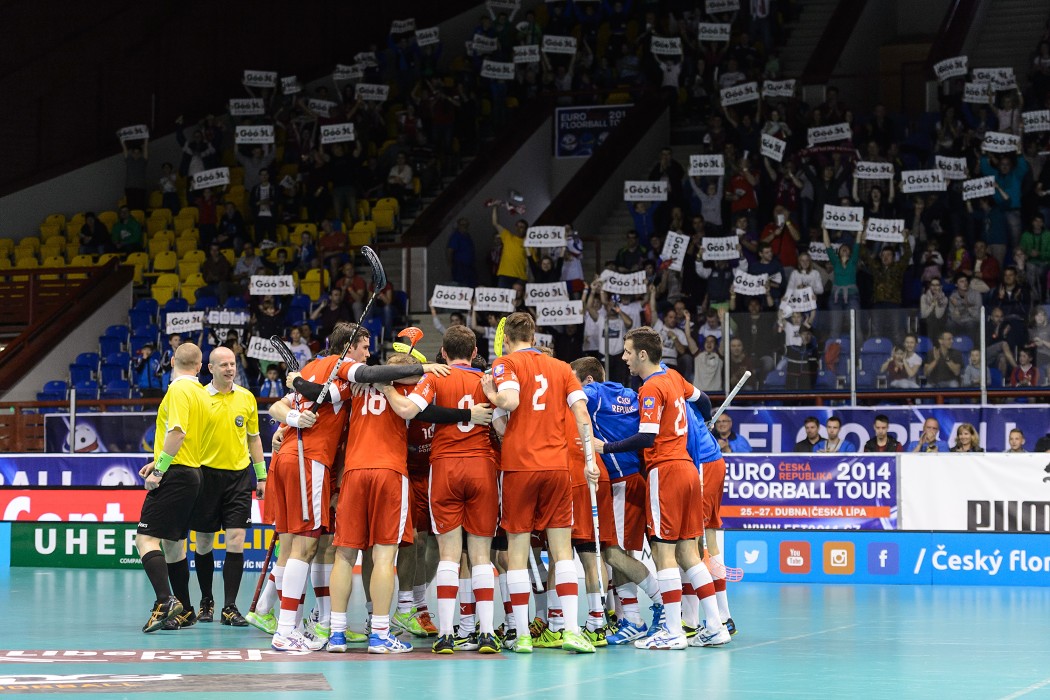 Euro Floorball Tour 2014 -  Czech Republic vs Switzerland - 8:7