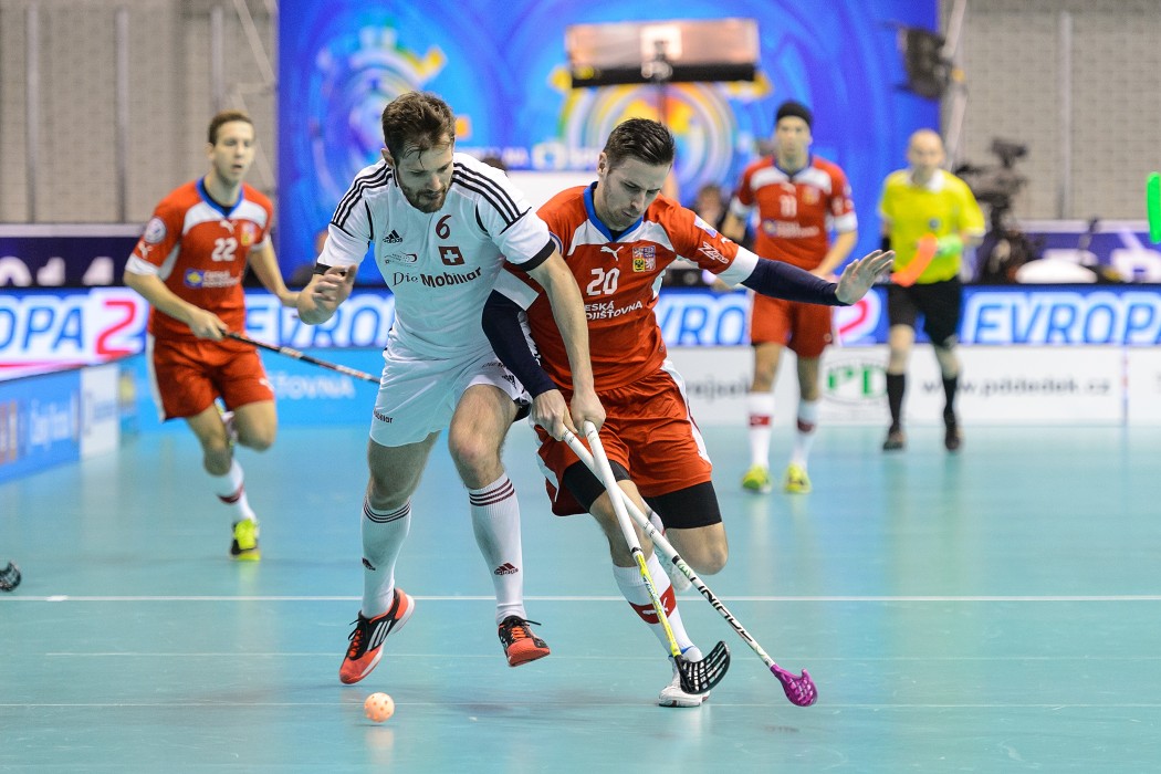 Euro Floorball Tour 2014 -  Czech Republic vs Switzerland - 8:7