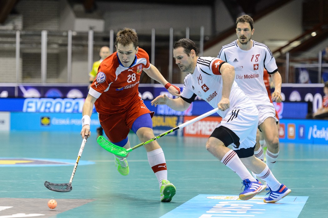 Euro Floorball Tour 2014 -  Czech Republic vs Switzerland - 8:7