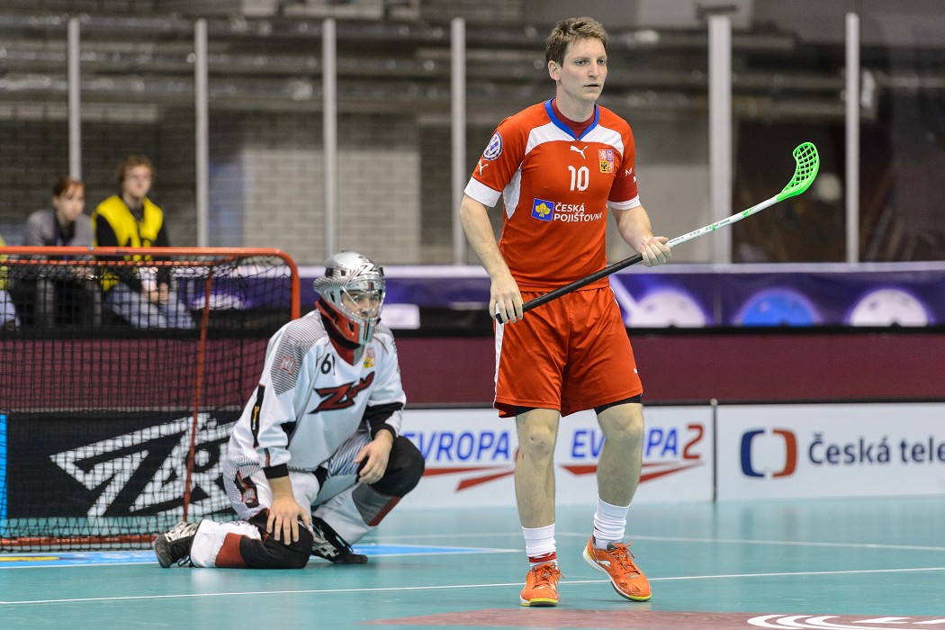 Euro Floorball Tour 2014 -  Czech Republic vs Switzerland - 8:7