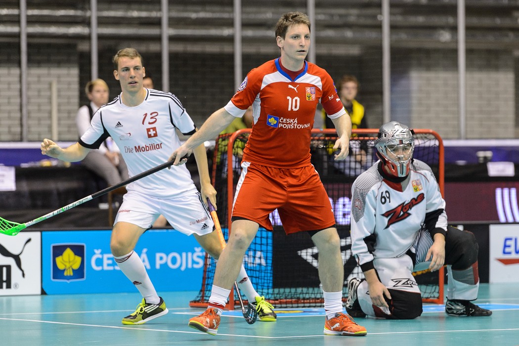 Euro Floorball Tour 2014 -  Czech Republic vs Switzerland - 8:7
