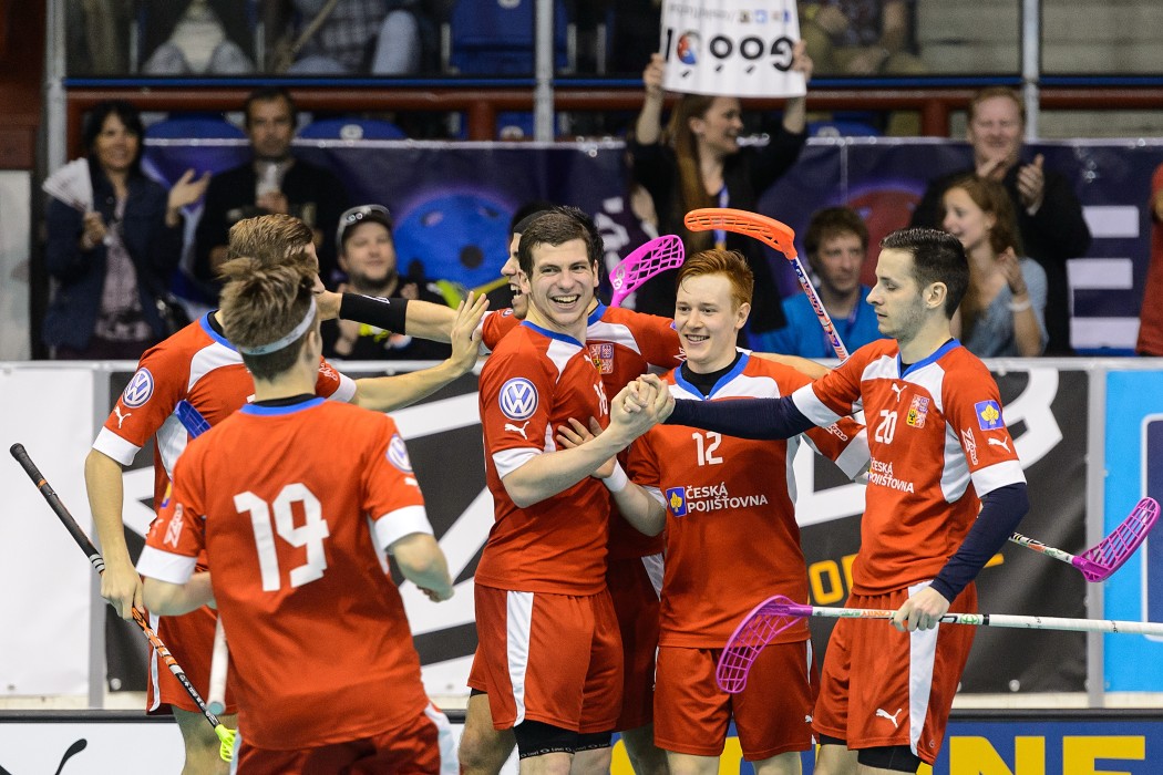 Euro Floorball Tour 2014 -  Czech Republic vs Switzerland - 8:7