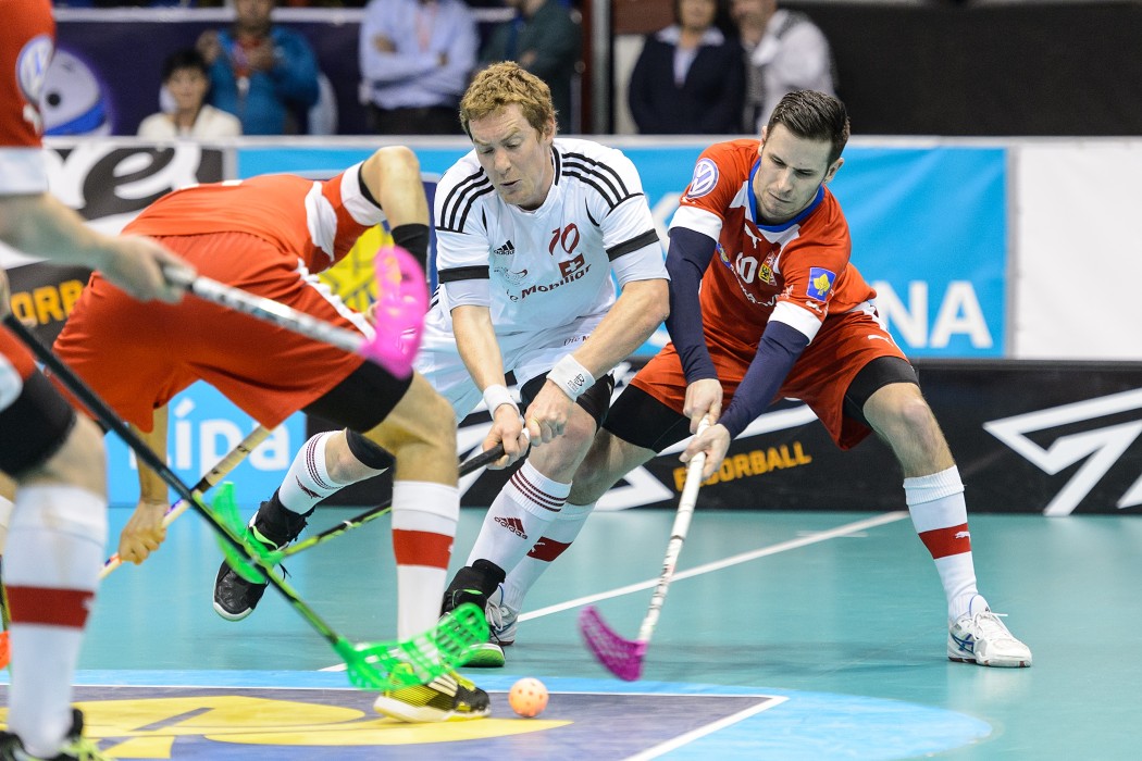 Euro Floorball Tour 2014 -  Czech Republic vs Switzerland - 8:7