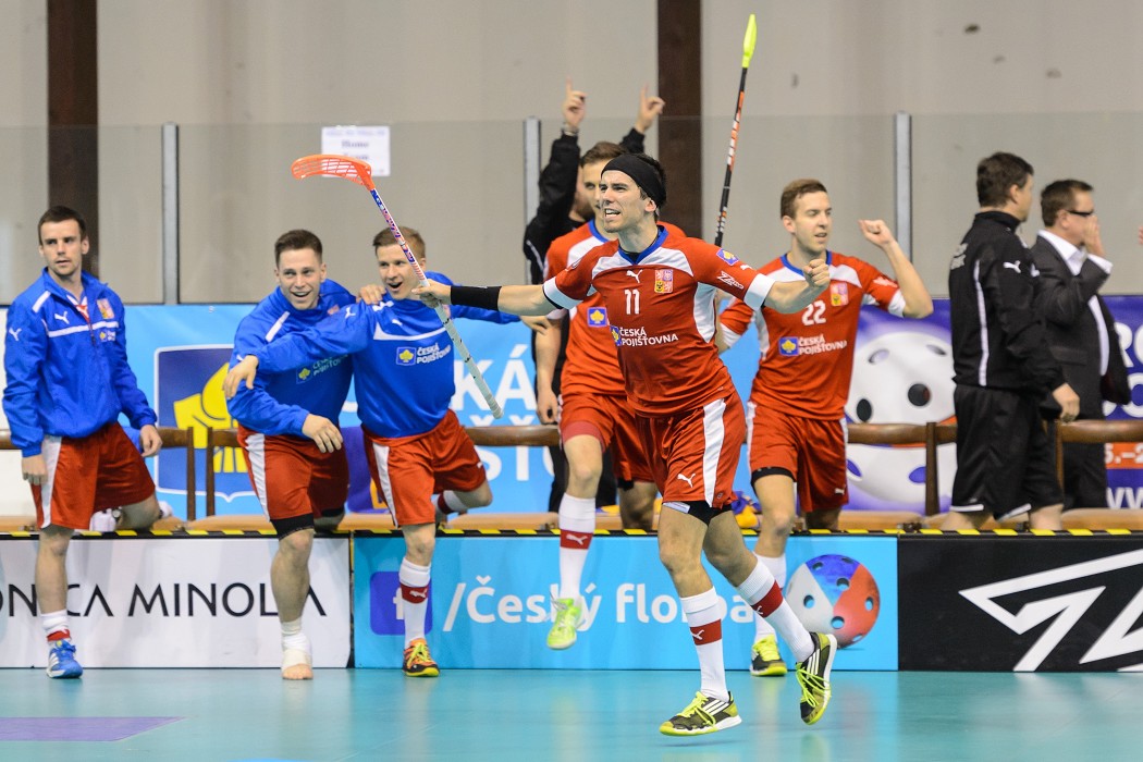 Euro Floorball Tour 2014 -  Czech Republic vs Switzerland - 8:7