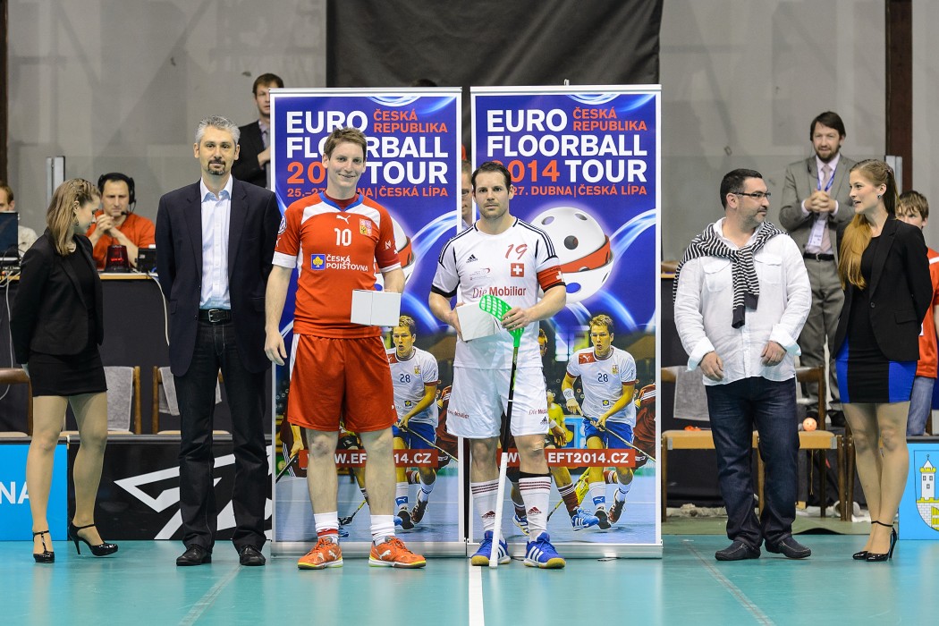 Euro Floorball Tour 2014 -  Czech Republic vs Switzerland - 8:7