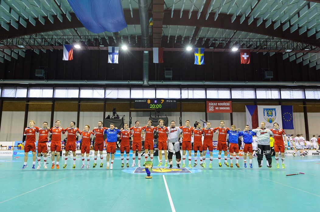 Euro Floorball Tour 2014 -  Czech Republic vs Switzerland - 8:7