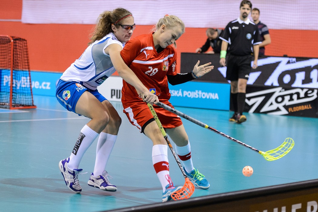 Euro Floorball Tour 2014 -  CZE WU19 vs FIN WU19 - 2:7