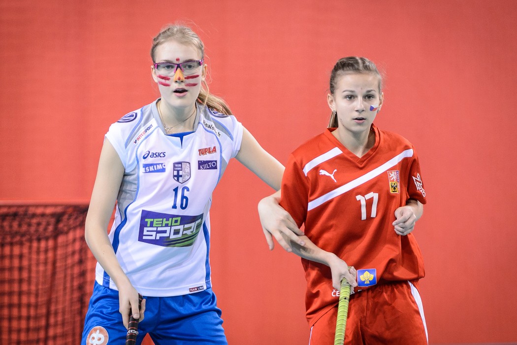Euro Floorball Tour 2014 -  CZE WU19 vs FIN WU19 - 2:7