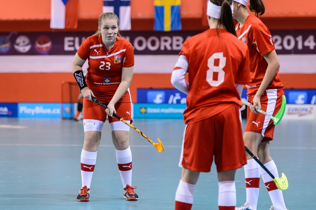 Euro Floorball Tour 2014 -  CZE WU19 vs FIN WU19 - 2:7