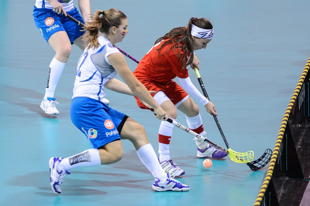 Euro Floorball Tour 2014 -  CZE WU19 vs FIN WU19 - 2:7