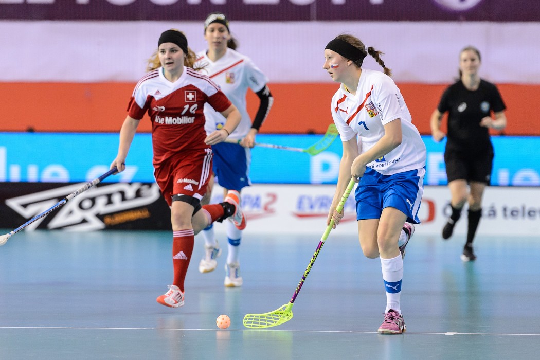 Euro Floorball Tour 2014 -  CZE WU19 vs SUI WU19 - 3:2