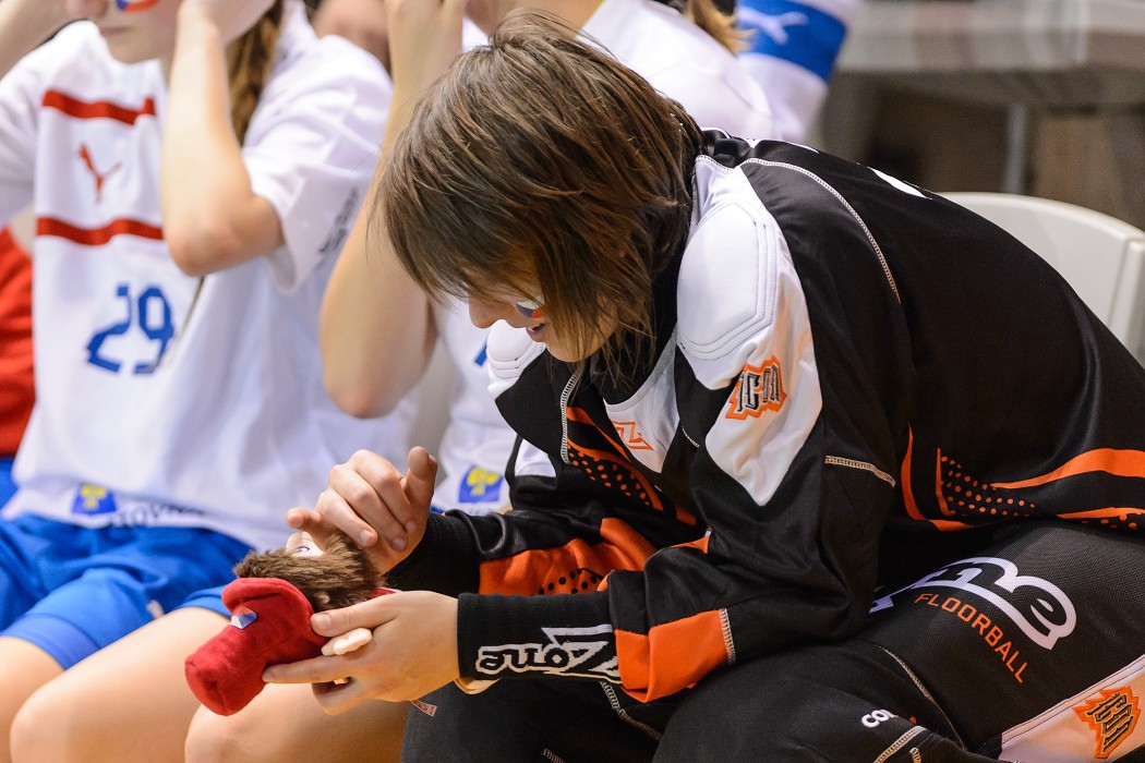 Euro Floorball Tour 2014 -  CZE WU19 vs SUI WU19 - 3:2