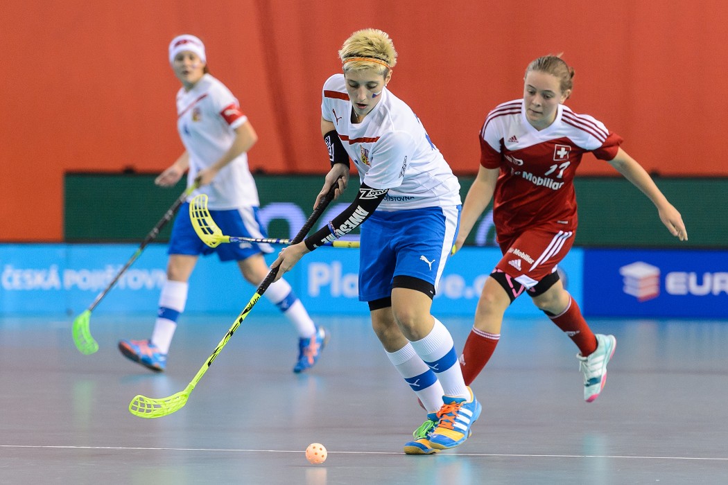 Euro Floorball Tour 2014 -  CZE WU19 vs SUI WU19 - 3:2