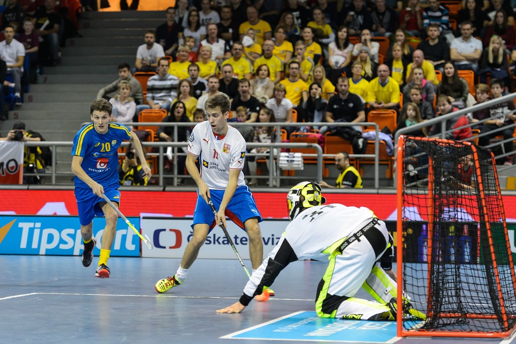 Euro Floorball Tour 2015 -  Czech Republic vs Sweden - 1:9