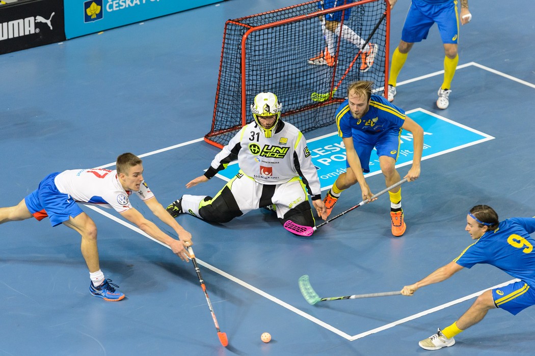 Euro Floorball Tour 2015 -  Czech Republic vs Sweden - 1:9