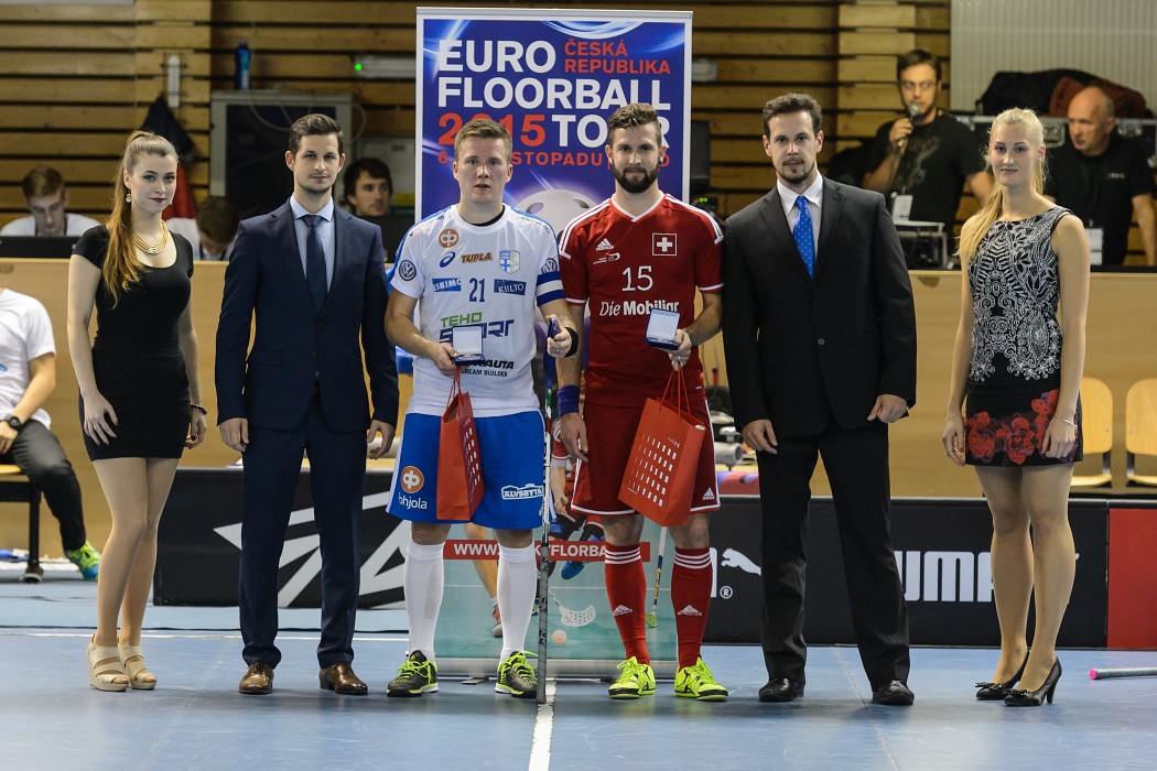 Euro Floorball Tour 2015 - Finland vs Switzerland - 3:6