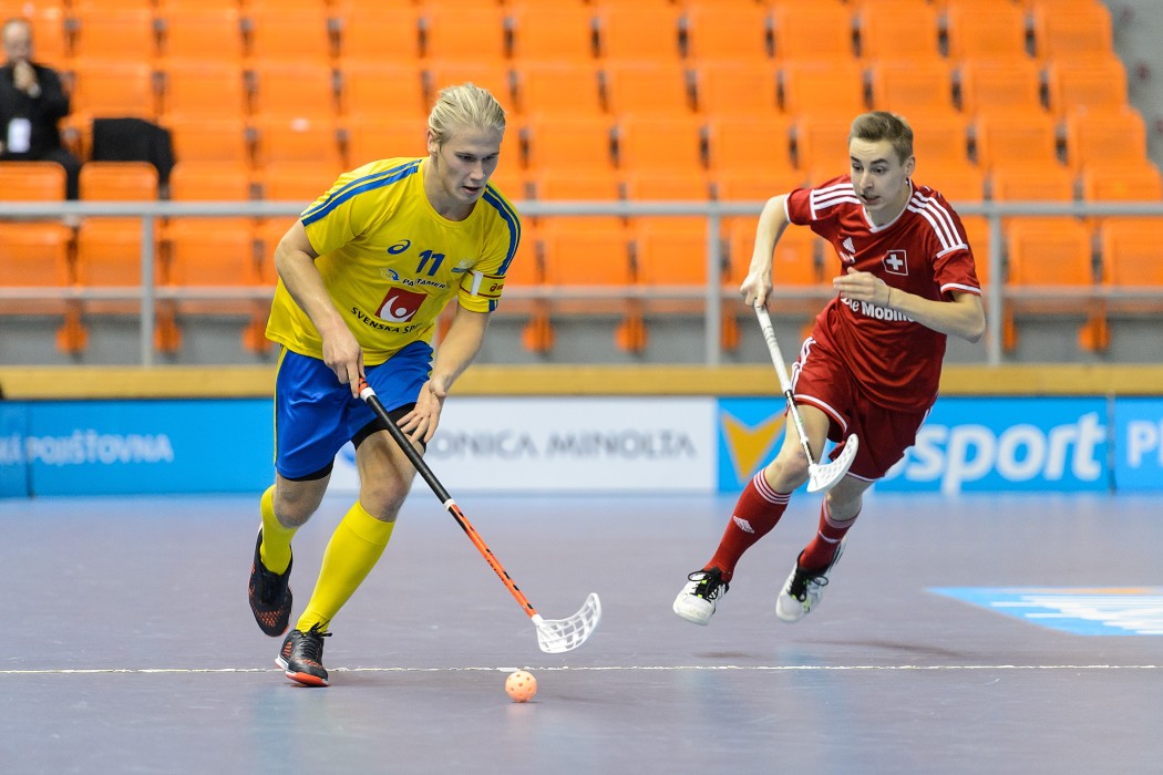Euro Floorball Tour 2015 -  Switzerland U19 vs Sweden U19 - 7:11