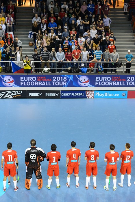 Euro Floorball Tour 2015 - Czech Republic vs Finland - 3:6
