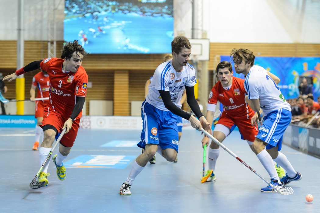 Euro Floorball Tour 2015 - Czech Republic vs Finland - 3:6