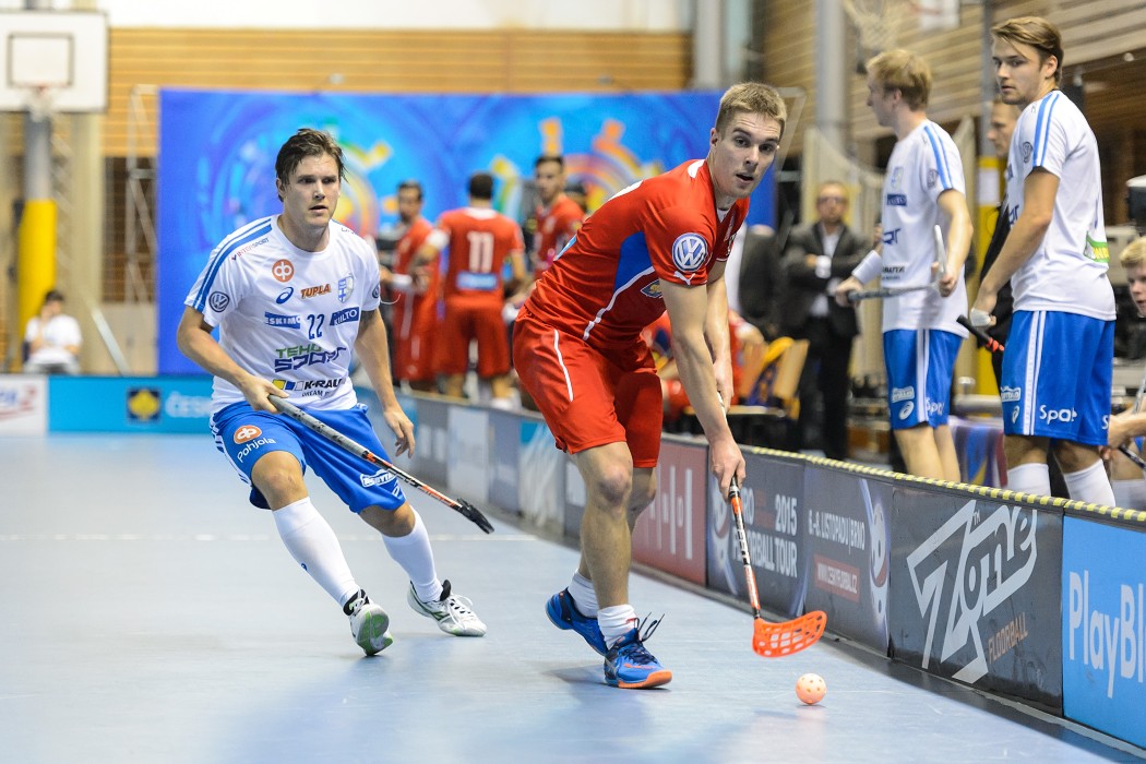 Euro Floorball Tour 2015 - Czech Republic vs Finland - 3:6