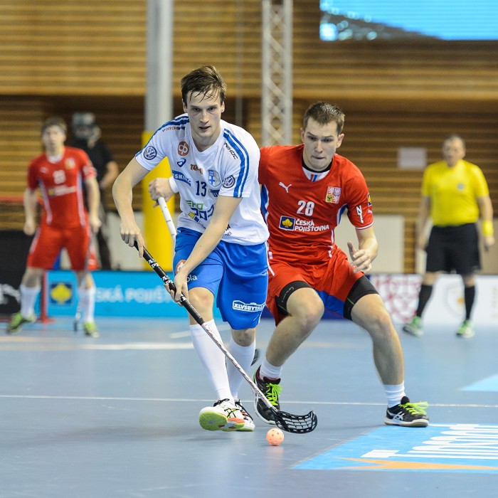 Euro Floorball Tour 2015 - Czech Republic vs Finland - 3:6