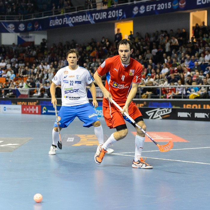 Euro Floorball Tour 2015 - Czech Republic vs Finland - 3:6
