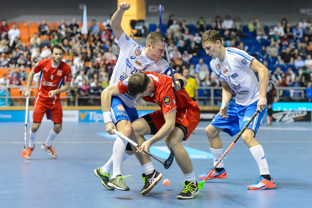 Euro Floorball Tour 2015 - Czech Republic vs Finland - 3:6