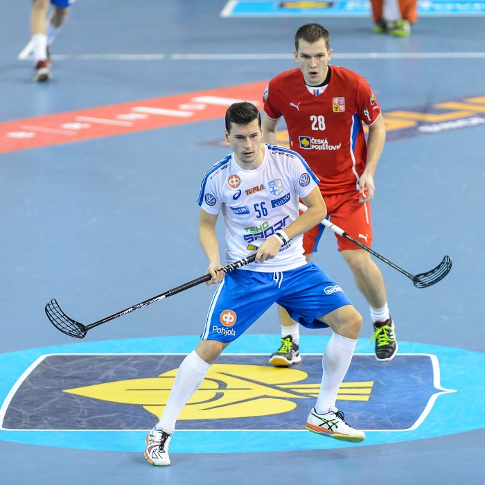 Euro Floorball Tour 2015 - Czech Republic vs Finland - 3:6
