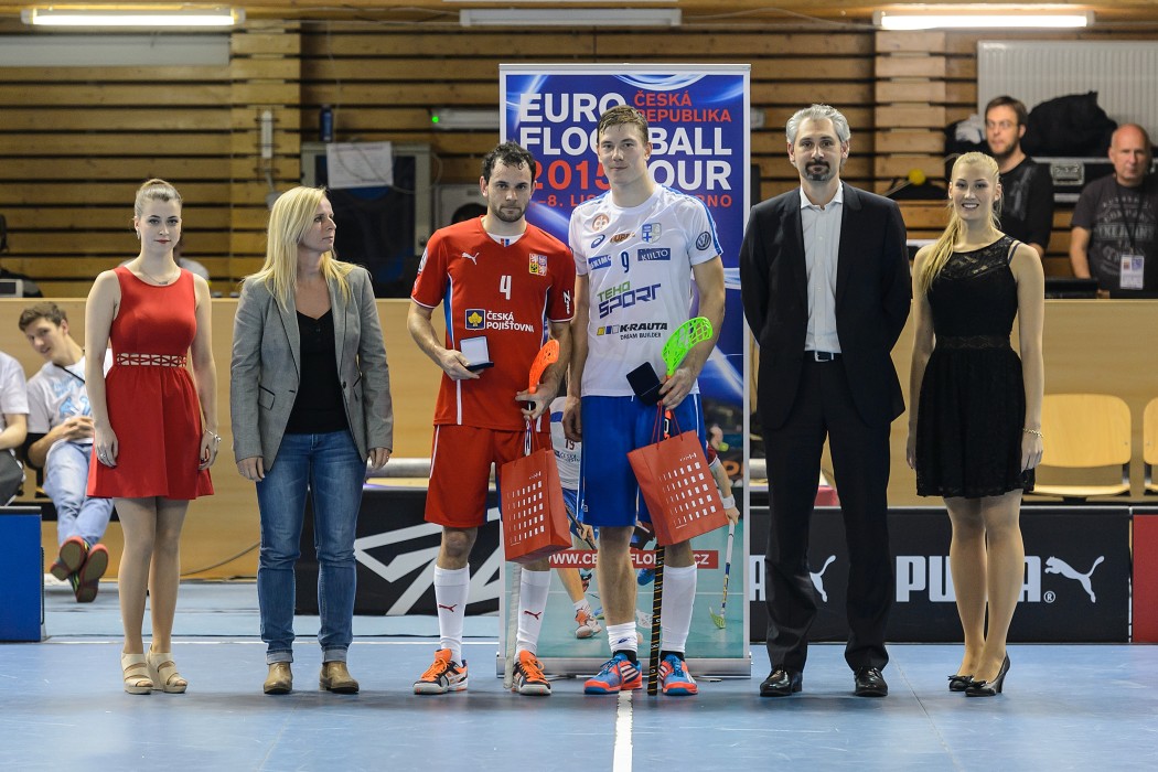 Euro Floorball Tour 2015 - Czech Republic vs Finland - 3:6