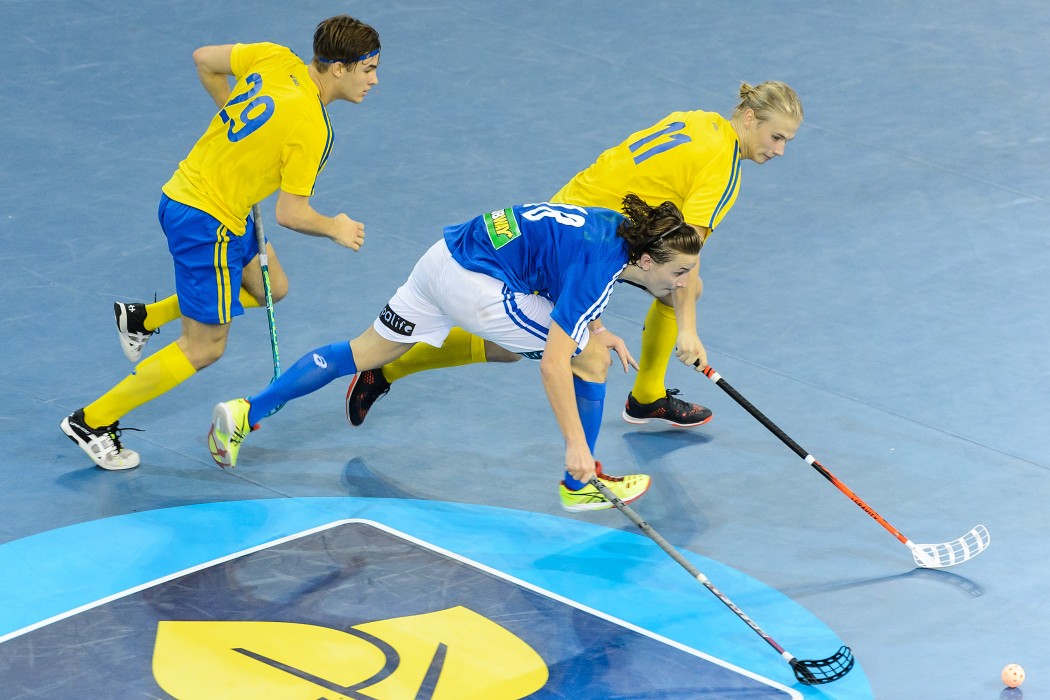Euro Floorball Tour 2015 -  Sweden U19 vs Finland U19 - 4:5ps