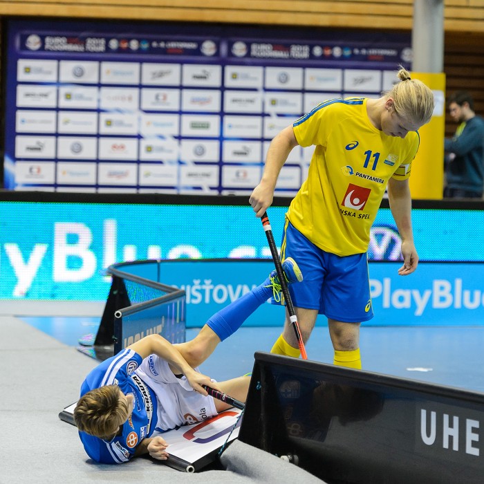 Euro Floorball Tour 2015 -  Sweden U19 vs Finland U19 - 4:5ps