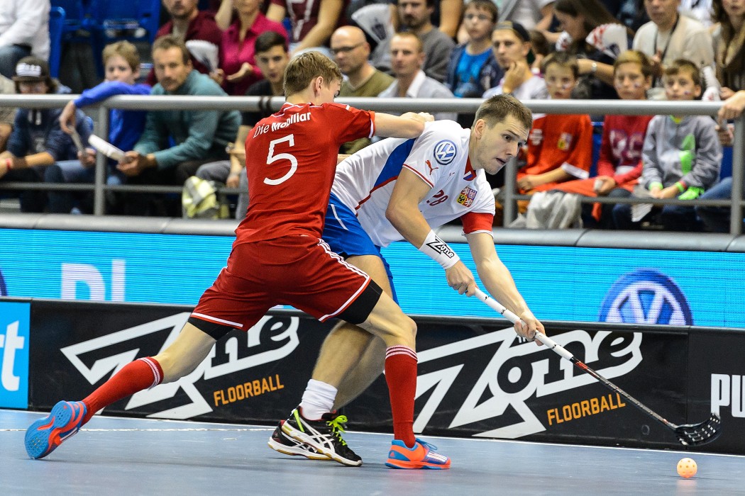 Euro Floorball Tour 2015 - Czech Republic vs Switzerland - 5:6