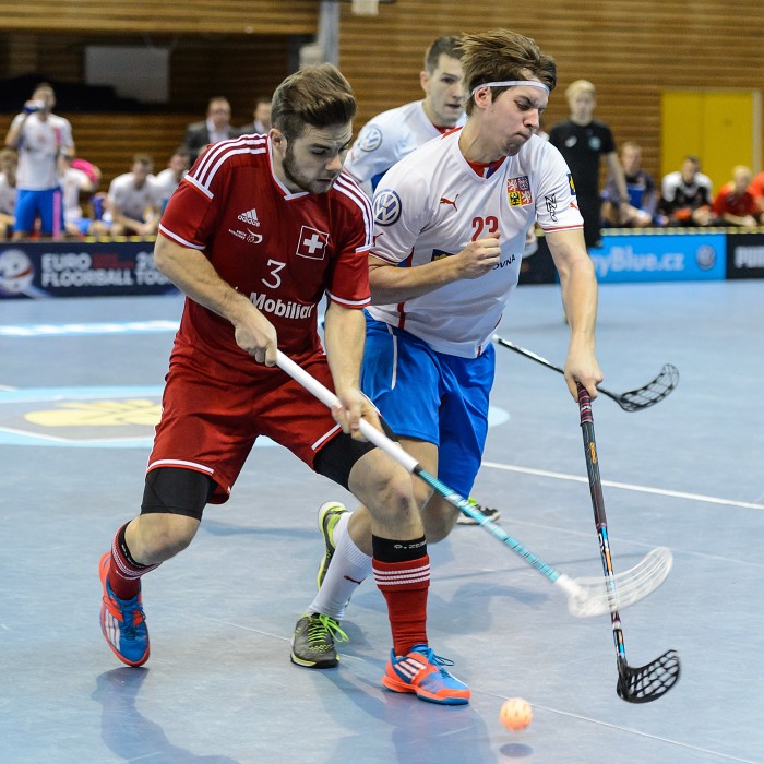 Euro Floorball Tour 2015 - Czech Republic vs Switzerland - 5:6