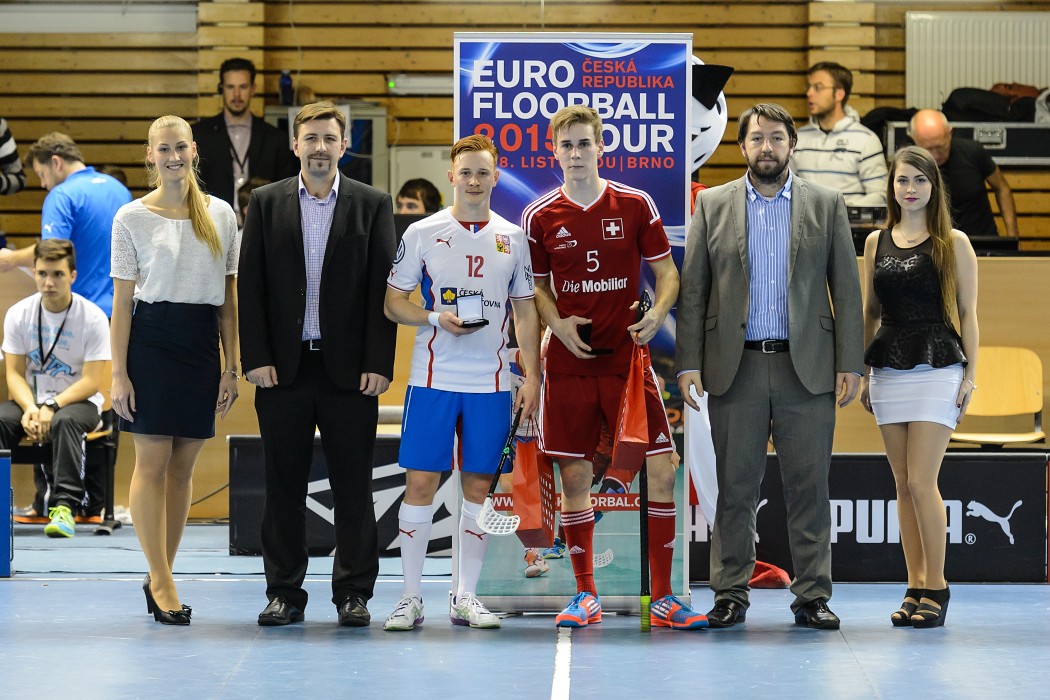 Euro Floorball Tour 2015 - Czech Republic vs Switzerland - 5:6